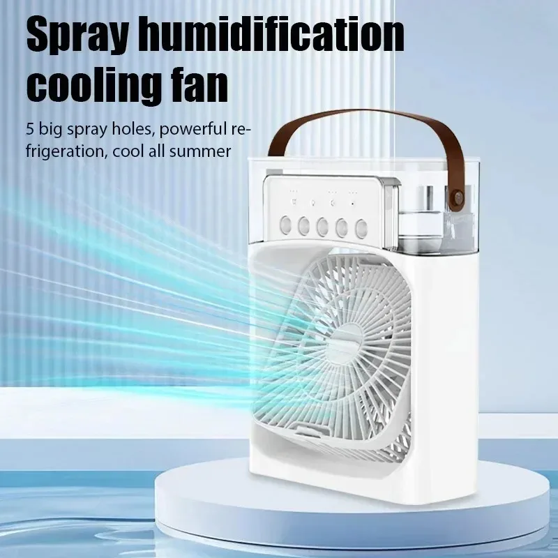 Ventilador Portátil 3 En 1: Frescura Y Comodidad En Cualquier Lugar