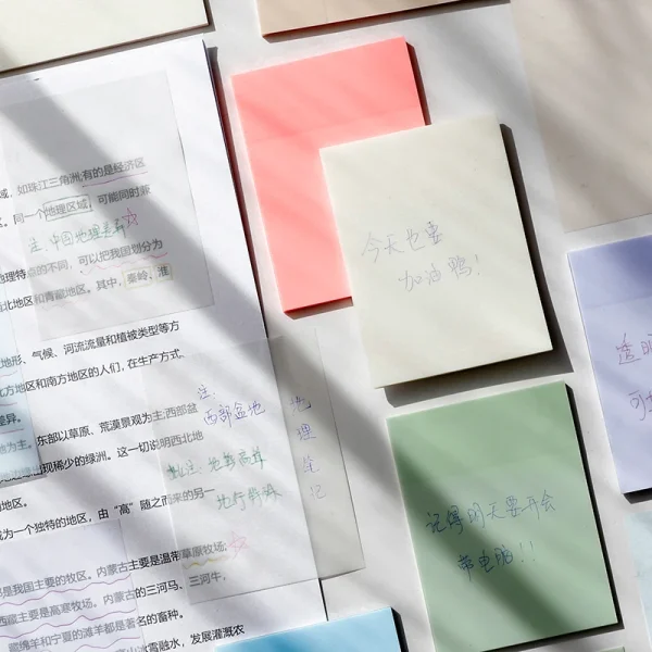 Almohadillas De Notas Adhesivas Transparentes E Impermeables: ¡Organiza Y Protege Tus Ideas!