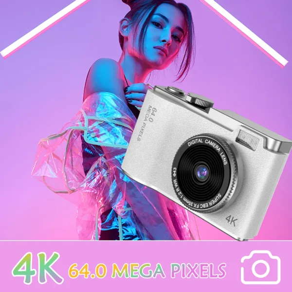 Imagen Del Producto Cámara Digital Hd De 64Mp: Captura Imágenes De Alta Resolución Con Calidad Excepcional | Compra Online En Tiendafiable