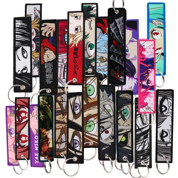 Imagen Del Producto Llaveros Bordados De Anime Japonés | Compra Online En Tiendafiable