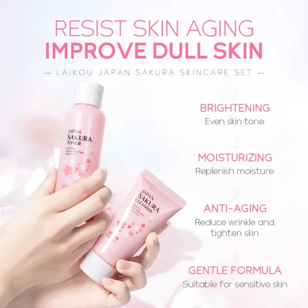 Imagen Del Producto Laikou-Suero Para El Cuidado De La Piel Sakura, Crema Rejuvenecedora Hidratante | Compra Online En Tiendafiable