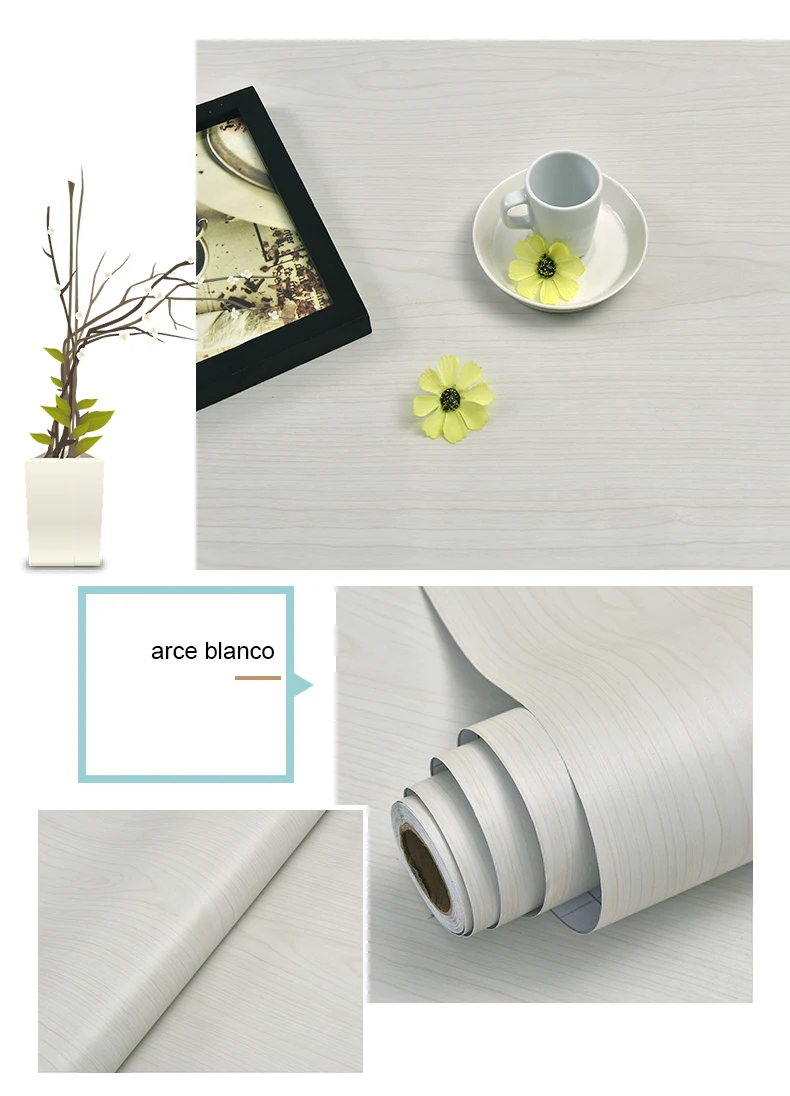 Rollo de papel tapiz autoadhesivo impermeable: decoración fácil y resistente al agua