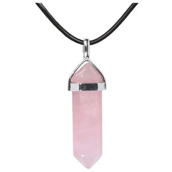Hermoso Piedra Preciosa Hexagonal Puntiaguda