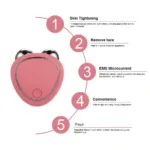Rodillo masajeador de estiramiento Facial eléctrico