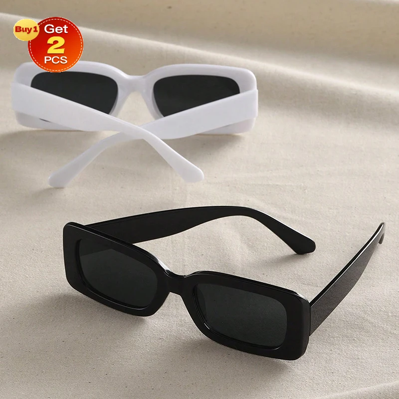 Gafas De Sol Cuadradas Clásicas Para Mujer: Estilo Y Moda En 2 Unidades