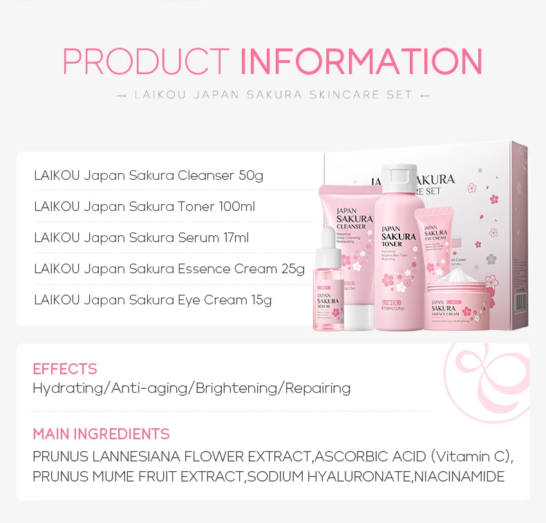 Rejuvenece Tu Piel Con El Suero Sakura De Laikou: La Crema Hidratante Que Transforma Tu Rutina De Belleza.