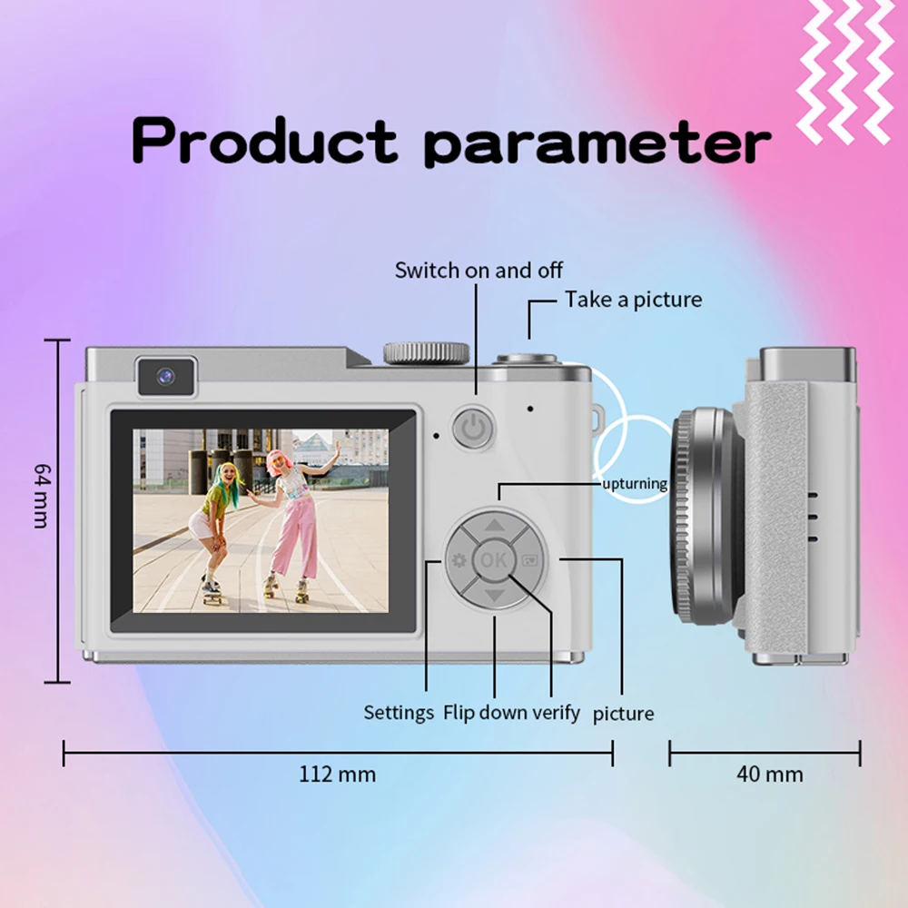 Cámara Digital Hd De 64Mp: Captura Imágenes De Alta Resolución Con Calidad Excepcional