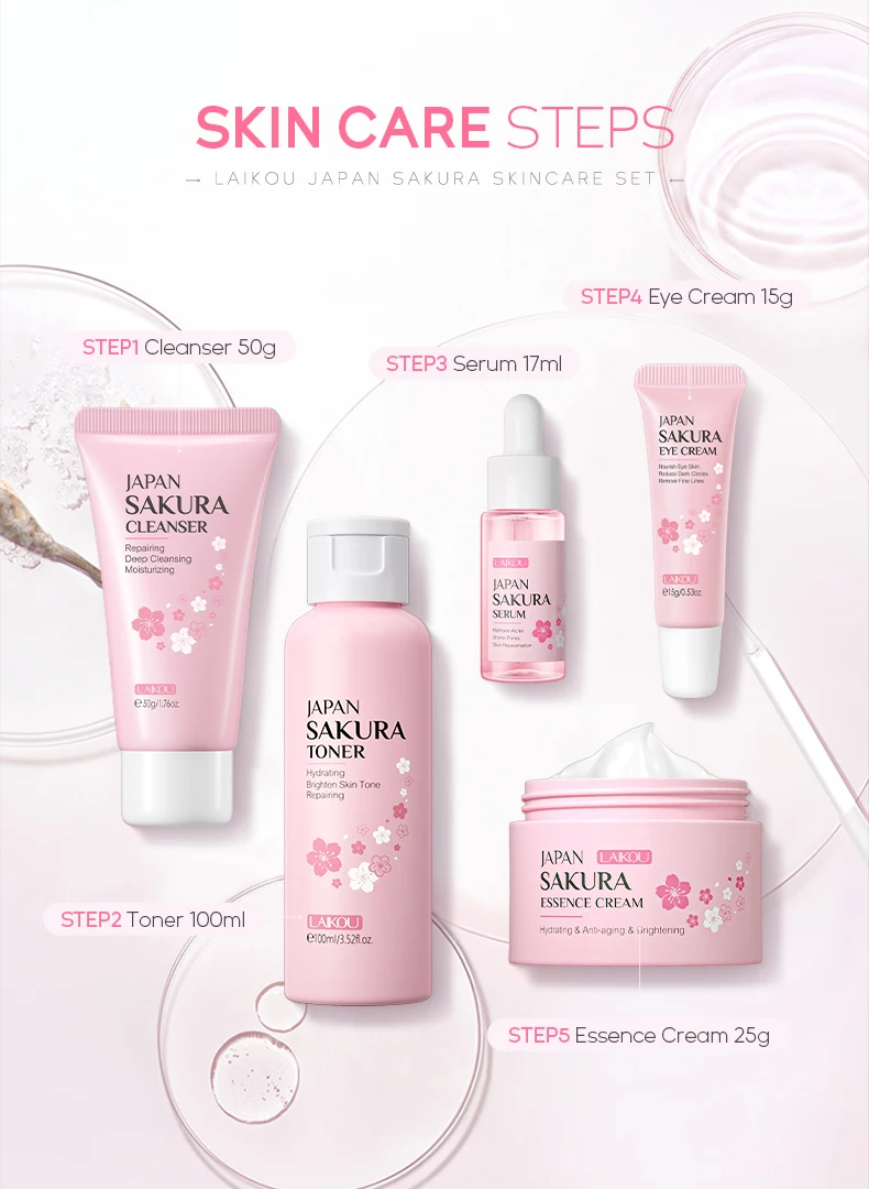 Rejuvenece Tu Piel Con El Suero Sakura De Laikou: La Crema Hidratante Que Transforma Tu Rutina De Belleza.