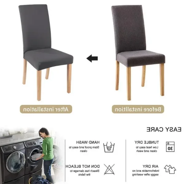Imagen Del Producto Funda Elástica De Licra Para Silla: Protección Y Estilo En Un Solo Producto | Compra Online En Tiendafiable