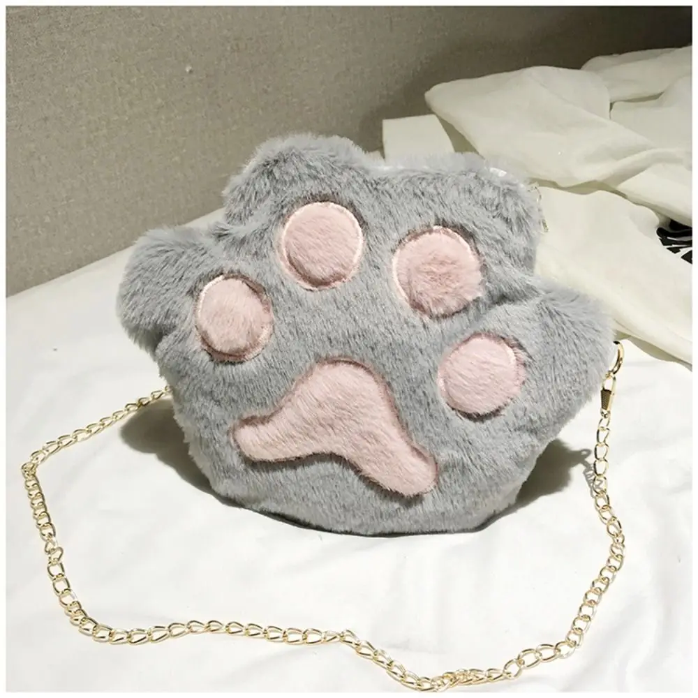 Bolso Cruzado De Piel Sintética Suave Con Forma De Pata De Oso Para Mujer: Estilo Y Comodidad En Un Solo Accesorio Bolso Cruzado De Piel Sintética Suave Con Forma De Pata De Oso Para Mujer: Estilo Y Comodidad En Un Solo Accesorio