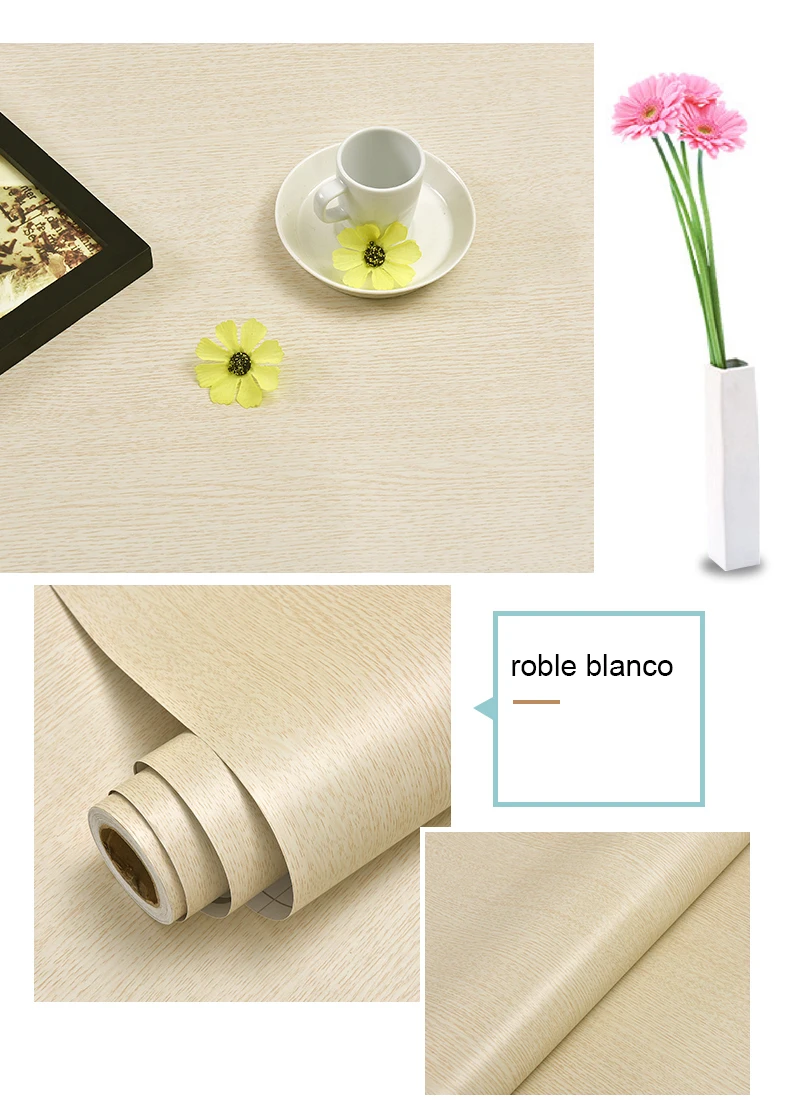Rollo de papel tapiz autoadhesivo impermeable: decoración fácil y resistente al agua