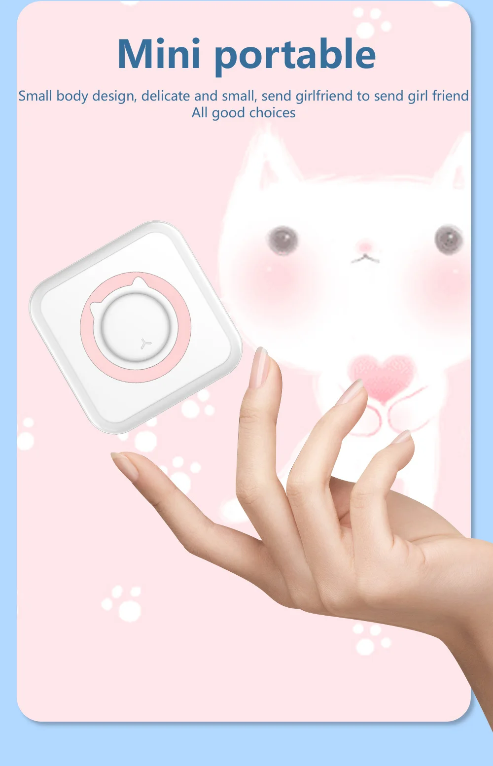 Mini Impresora Portátil Con Bluetooth Para Niños: Imprime Y Diviértete En Cualquier Lugar Mini Impresora Portátil Con Bluetooth Para Niños: Imprime Y Diviértete En Cualquier Lugar