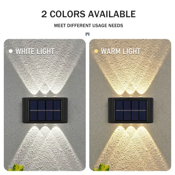 Imagen Del Producto Lámpara Solar De Pared Eficaz E Impermeable Para Exteriores | Compra Online En Tiendafiable