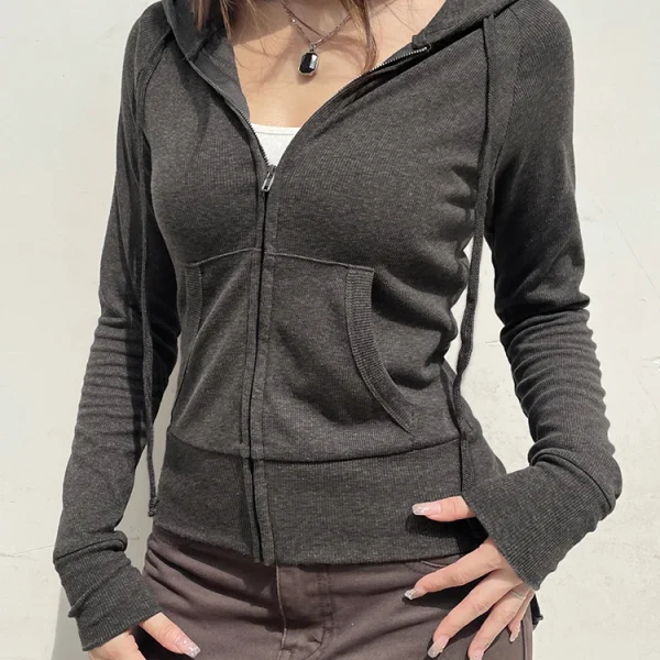 IAMSURE, sudadera básica de manga larga con capucha y bolsillos