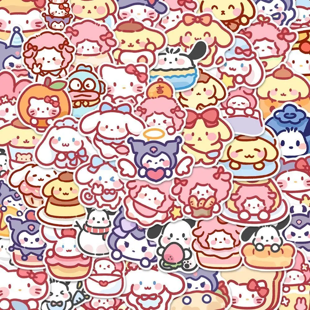 Pegatinas bonitas de dibujos animados Sanrio: Dale un toque adorable a tus objetos
