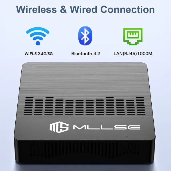 Imagen Del Producto Mllse Mini Pc M2 Air Intel Gemini Lake N4000 Windows 11 6Gb Ram 128Gb Rom Wifi De Doble Banda Bluetooth Usb Mini Ordenador | Compra Online En Tiendafiable