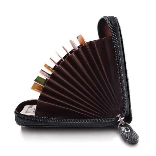 Cartera De Piel Sintética Auténtica Para Hombre: Estilo Y Calidad En Un Solo Accesorio
