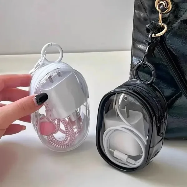 Bolsa De Almacenamiento Para Audífonos Y Cargadores: Mantén Tus Dispositivos Organizados