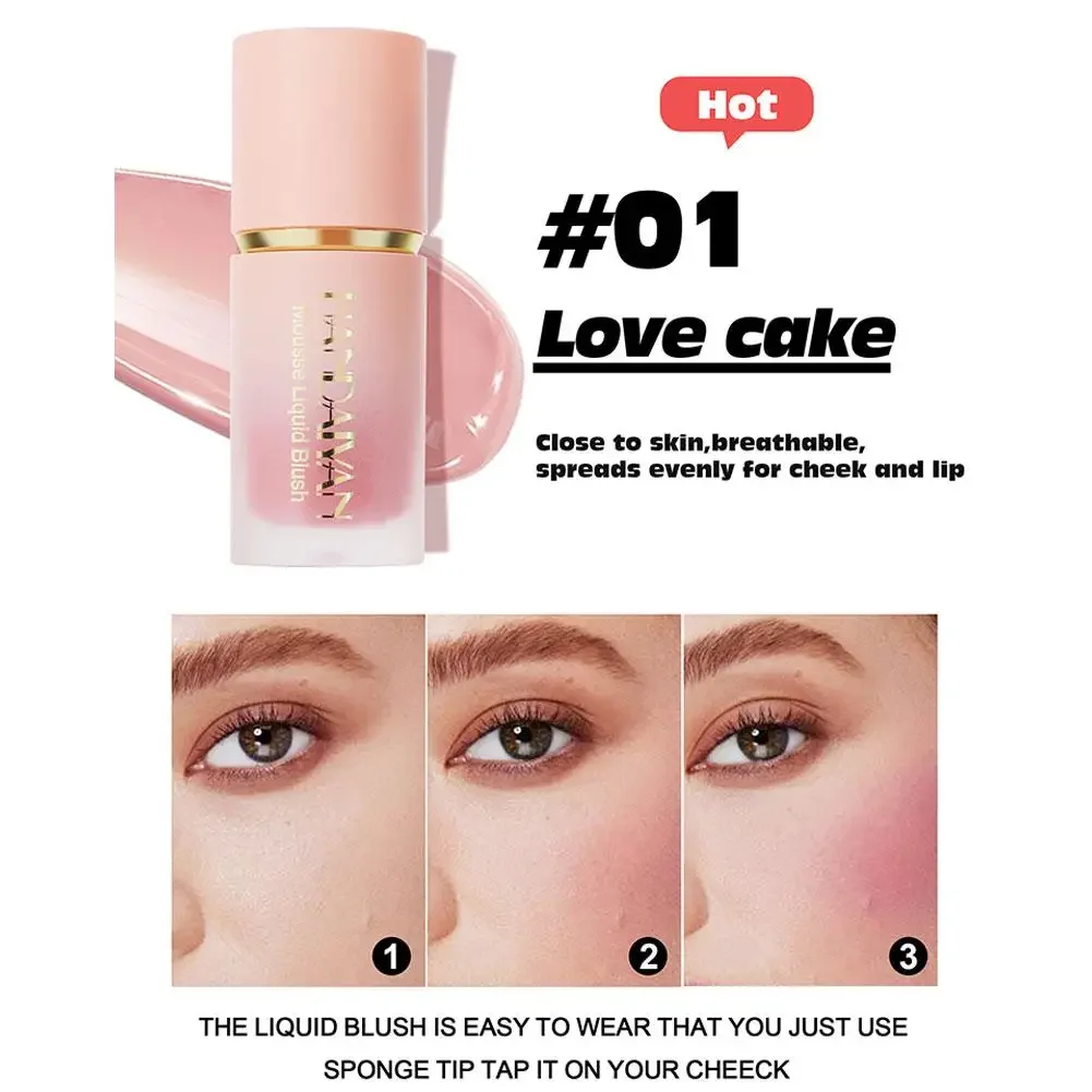 Colorete líquido Handaiyan con purpurina mate - Resalta tu rostro con estilo