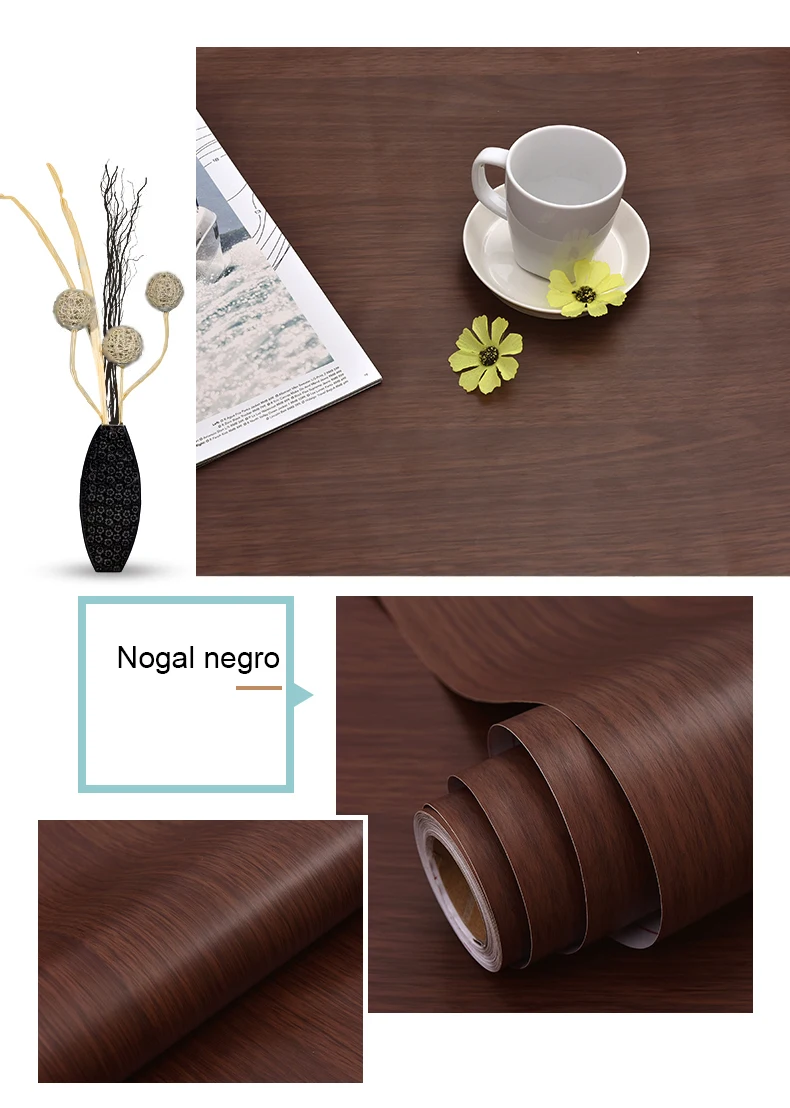 Rollo de papel tapiz autoadhesivo impermeable: decoración fácil y resistente al agua