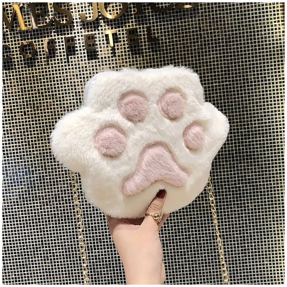 Bolso Cruzado De Piel Sintética Suave Con Forma De Pata De Oso Para Mujer: Estilo Y Comodidad En Un Solo Accesorio Bolso Cruzado De Piel Sintética Suave Con Forma De Pata De Oso Para Mujer: Estilo Y Comodidad En Un Solo Accesorio