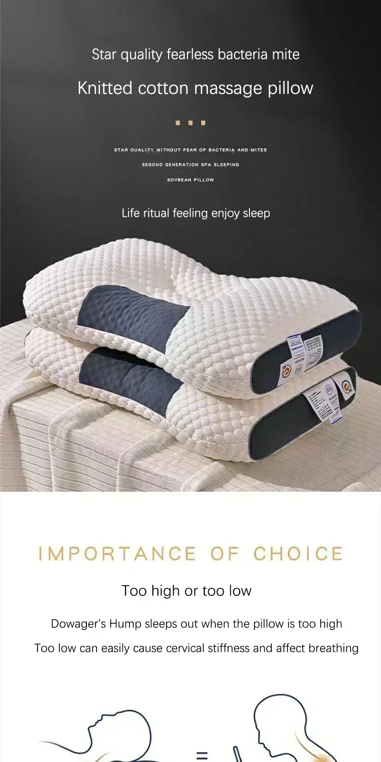 Almohada Para Proteger La Vértebra Cervical Para Ayudar A Dormir