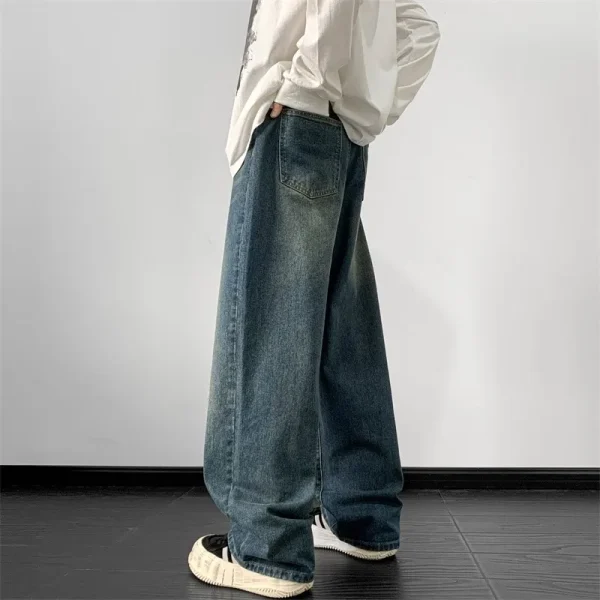 Pantalones Vaqueros De Pierna Ancha Para Hombre: Estilo Y Comodidad En Un Solo Diseño