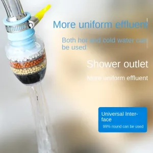 Imagen del producto Purificador de agua de 6 capas para grifo: agua limpia y segura al instante | Compra online en Tiendafiable