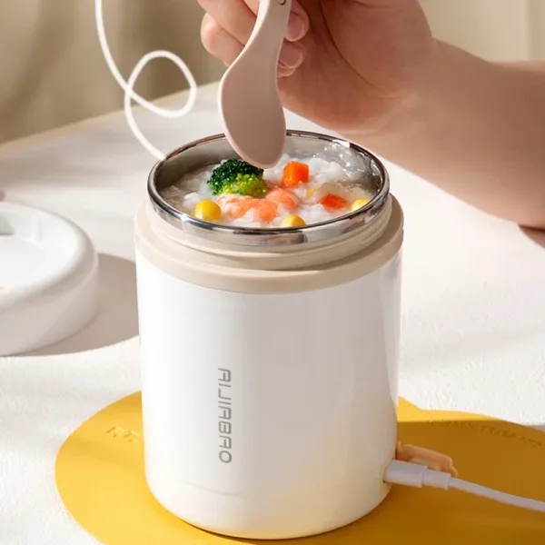 Imagen del producto Fiambrera con calefacción eléctrica, calentador de alimentos portátil | Compra online en Tiendafiable