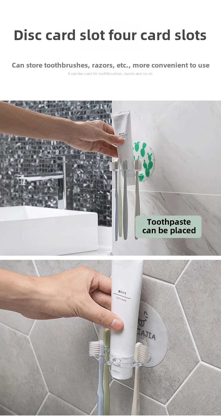 Soporte Plástico Para Cepillos De Dientes: Organización Y Protección Dental Soporte Plástico Para Cepillos De Dientes: Organización Y Protección Dental