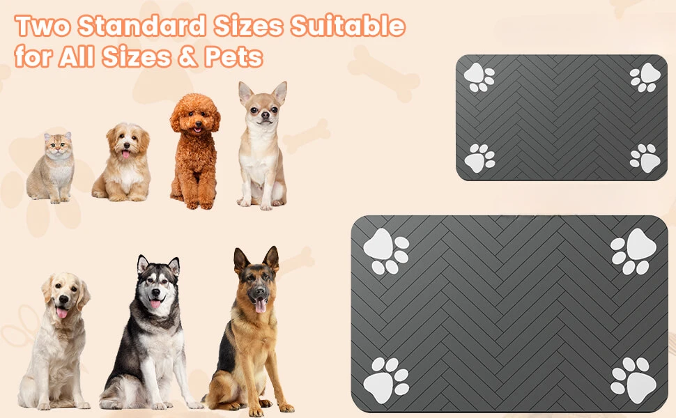 Estera De Alimentación Para Mascotas, Mantel Individual Absorbente Para Alimentos Estera De Alimentación Para Mascotas, Mantel Individual Absorbente Para Alimentos