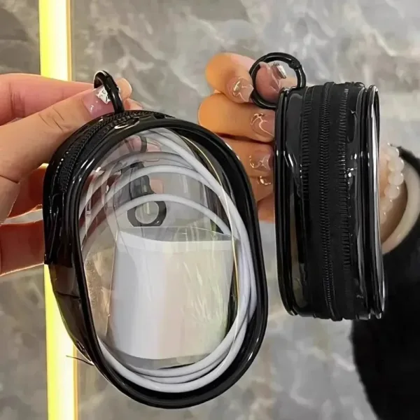 Bolsa De Almacenamiento Para Audífonos Y Cargadores: Mantén Tus Dispositivos Organizados