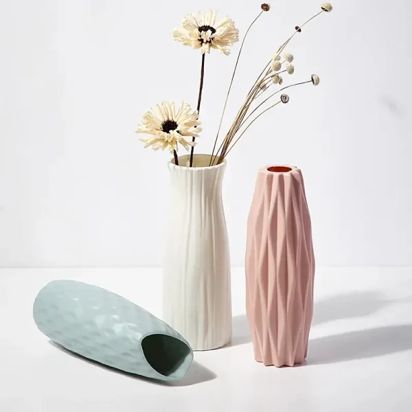 Imagen Del Producto Florero De Plástico Decorativo: El Toque Perfecto Para Tu Hogar | Compra Online En Tiendafiable