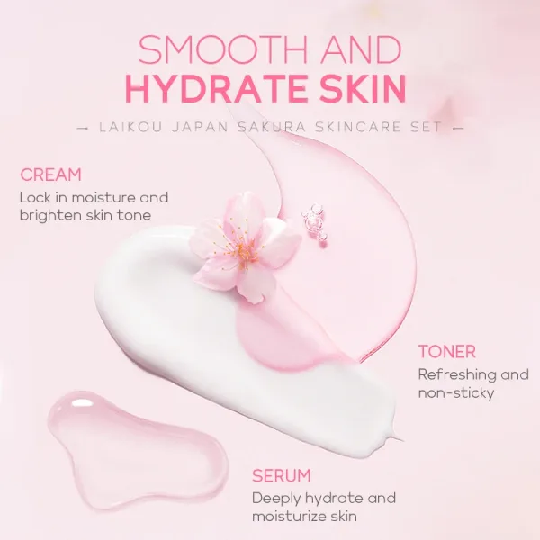 Imagen Del Producto Laikou-Suero Para El Cuidado De La Piel Sakura, Crema Rejuvenecedora Hidratante | Compra Online En Tiendafiable