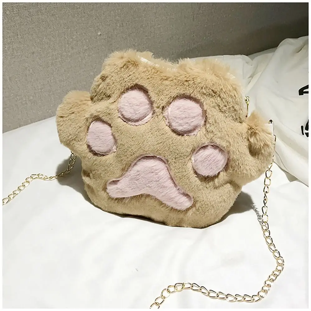 Bolso Cruzado De Piel Sintética Suave Con Forma De Pata De Oso Para Mujer: Estilo Y Comodidad En Un Solo Accesorio Bolso Cruzado De Piel Sintética Suave Con Forma De Pata De Oso Para Mujer: Estilo Y Comodidad En Un Solo Accesorio