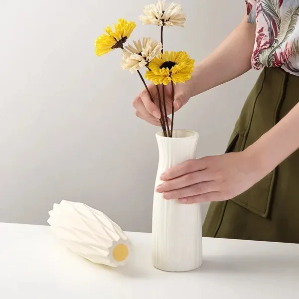 Imagen Del Producto Florero De Plástico Decorativo: El Toque Perfecto Para Tu Hogar | Compra Online En Tiendafiable