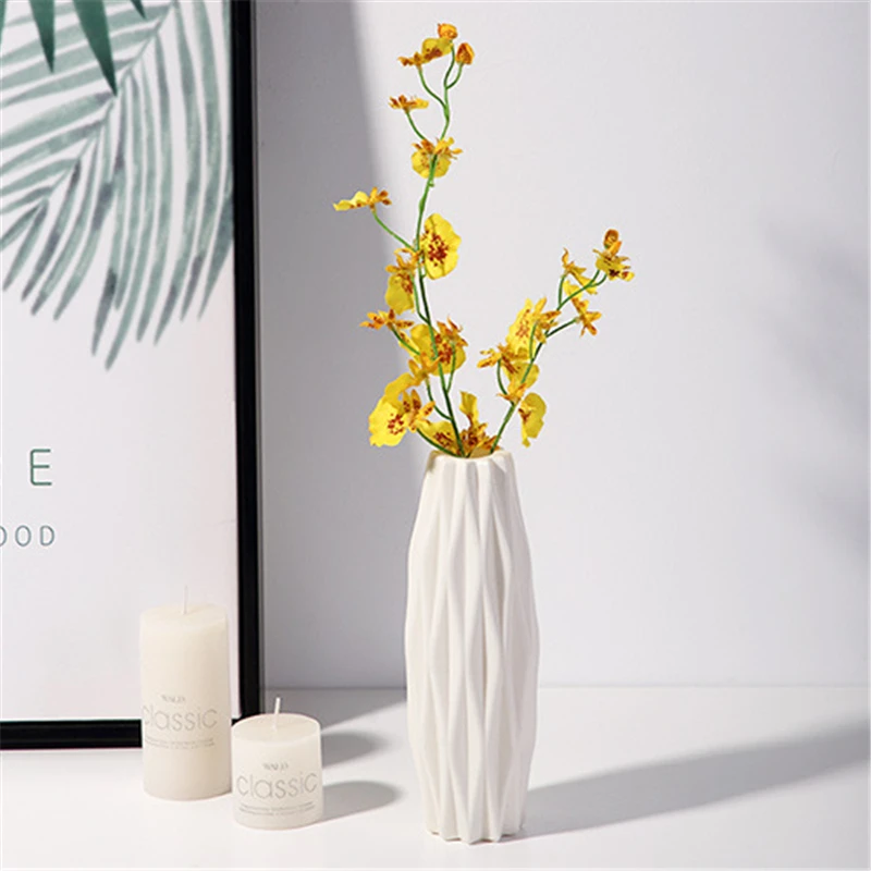 Florero de imitación de cerámica: elegante decoración para el hogar