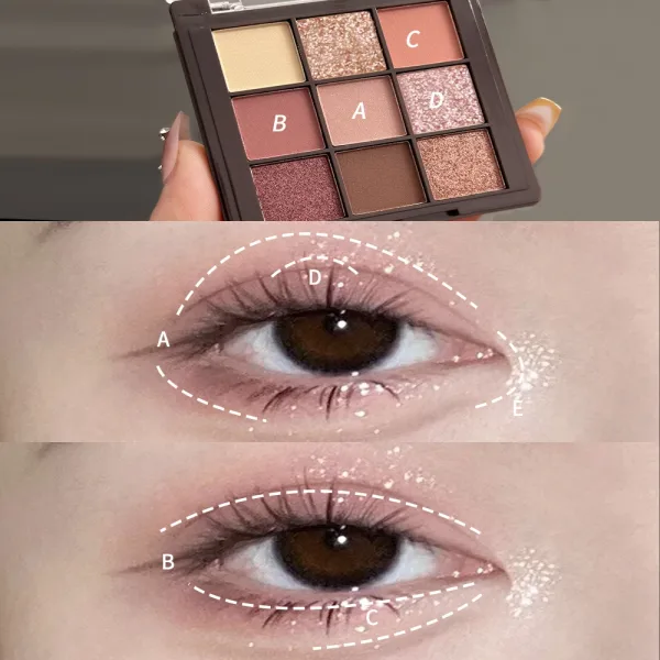 Imagen del producto Paleta de sombra de ojos: Colores intensos y duraderos para un look impactante | Compra online en Tiendafiable