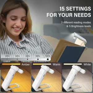 Imagen del producto luzde lectura de libro recargable por USB para leer por la noche | Compra online en Tiendafiable