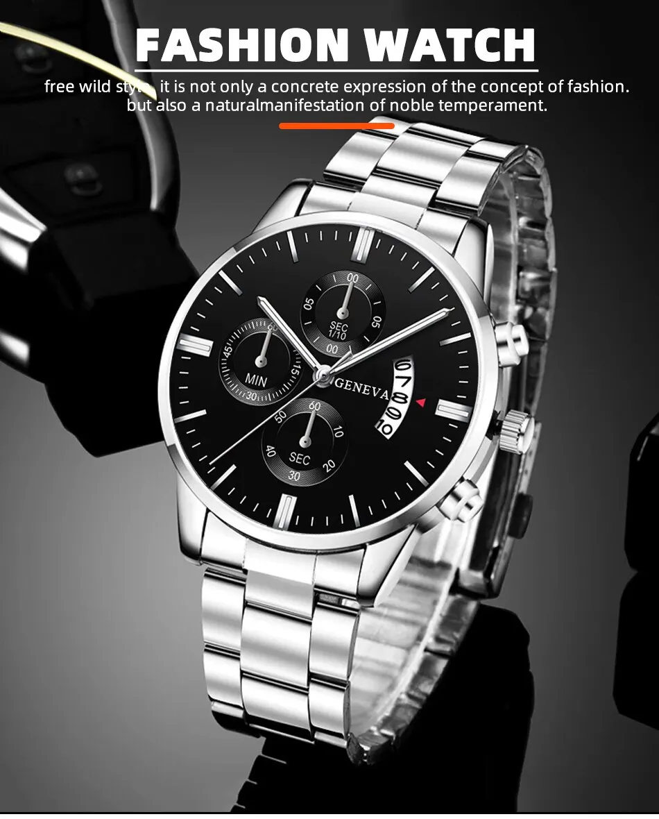 Reloj de pulsera de cuarzo para hombre: estilo y precisión en un solo accesorio