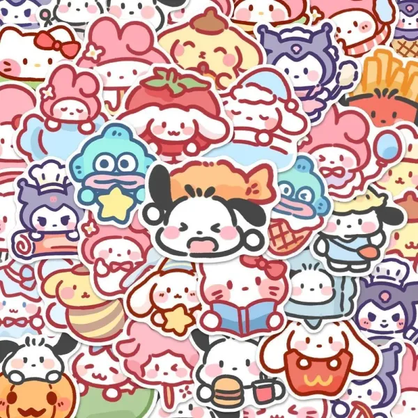 Imagen del producto Pegatinas bonitas de dibujos animados Sanrio: Dale un toque adorable a tus objetos | Compra online en Tiendafiable