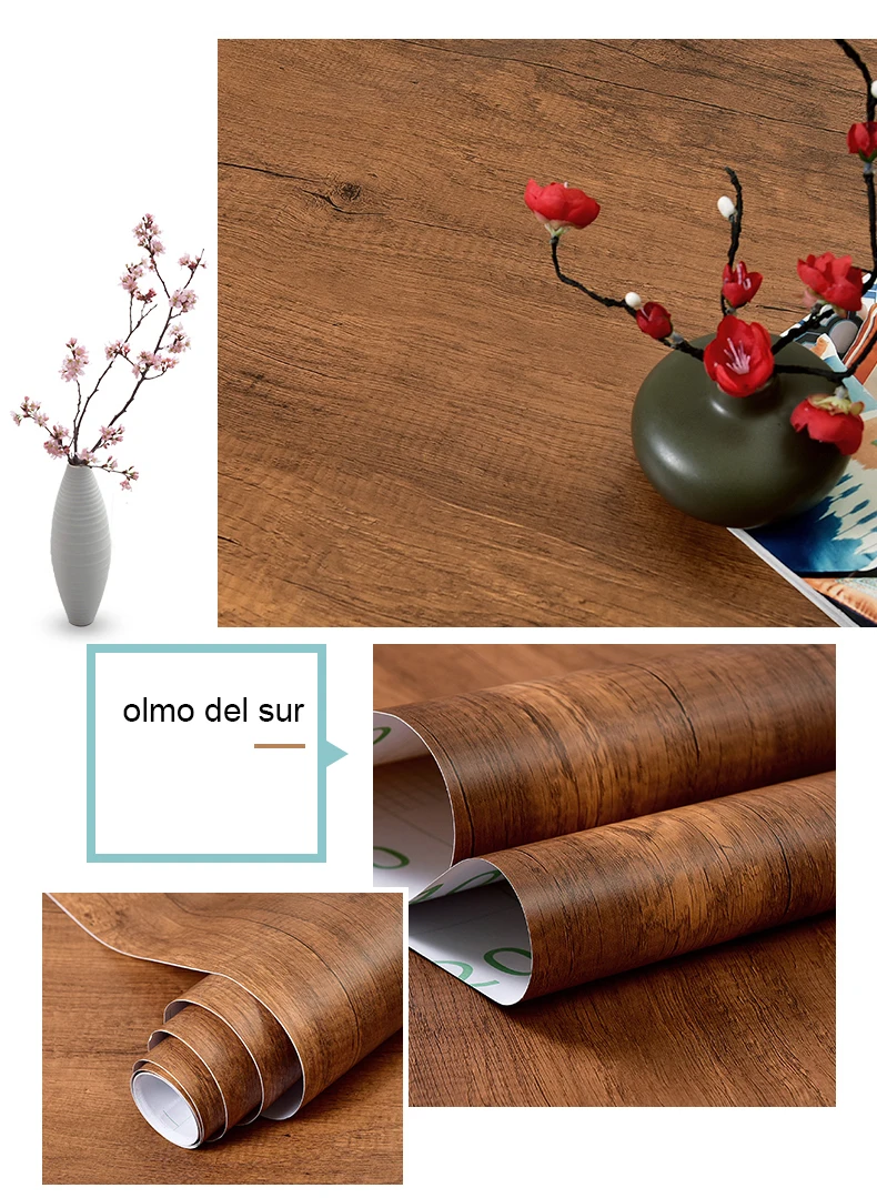 Rollo de papel tapiz autoadhesivo impermeable: decoración fácil y resistente al agua