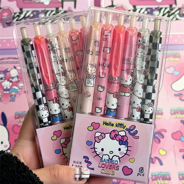 Imagen Del Producto Bolígrafo De Gel Hello Kitty Kuromi: ¡Escribe Con Estilo Y Diversión! | Compra Online En Tiendafiable
