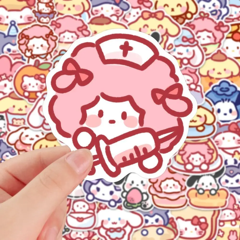 Pegatinas bonitas de dibujos animados Sanrio: Dale un toque adorable a tus objetos