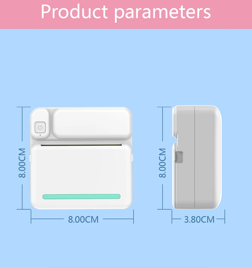 Mini Impresora Portátil Con Bluetooth Para Niños: Imprime Y Diviértete En Cualquier Lugar Mini Impresora Portátil Con Bluetooth Para Niños: Imprime Y Diviértete En Cualquier Lugar