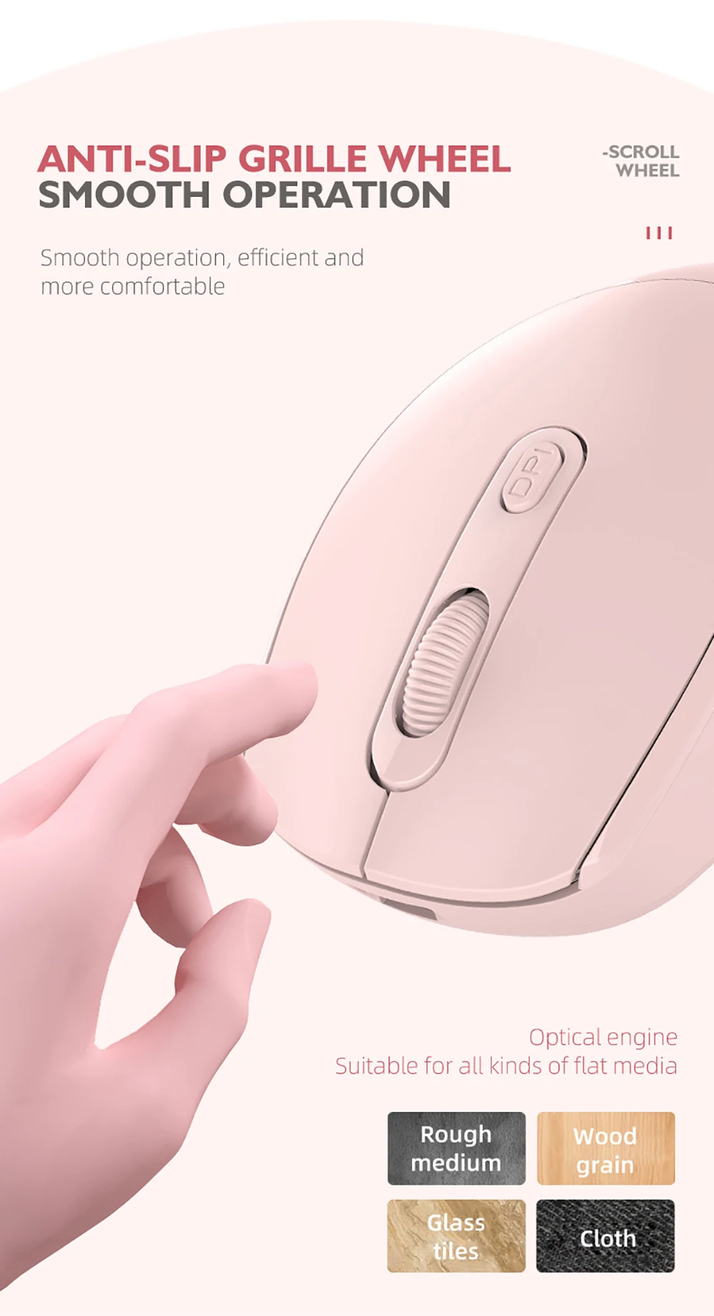 Ratón silencioso inalámbrico adecuado para juegos Esports de oficina de negocios Bluetooth