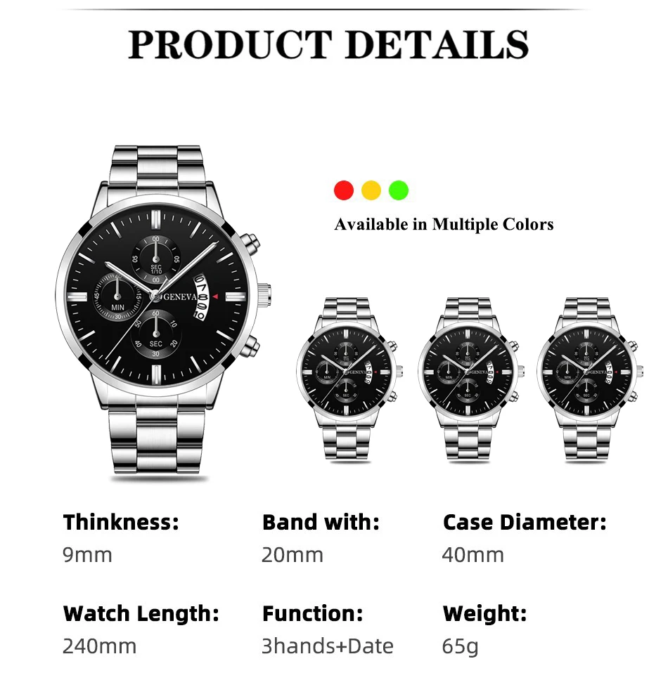 Reloj de pulsera de cuarzo para hombre: estilo y precisión en un solo accesorio