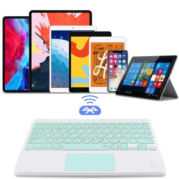 Imagen Del Producto Teclado Bluetooth Español/Inglés De 10&Quot; Para Ipad Air Pro | Compra Online En Tiendafiable