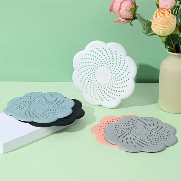 Imagen Del Producto Cubierta De Silicona Con Forma De Flor: Recogedor De Residuos Eficiente | Compra Online En Tiendafiable