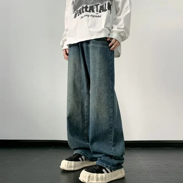 Pantalones Vaqueros De Pierna Ancha Para Hombre: Estilo Y Comodidad En Un Solo Diseño